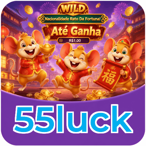 55luck Logo - Bônus com Rollover Justo